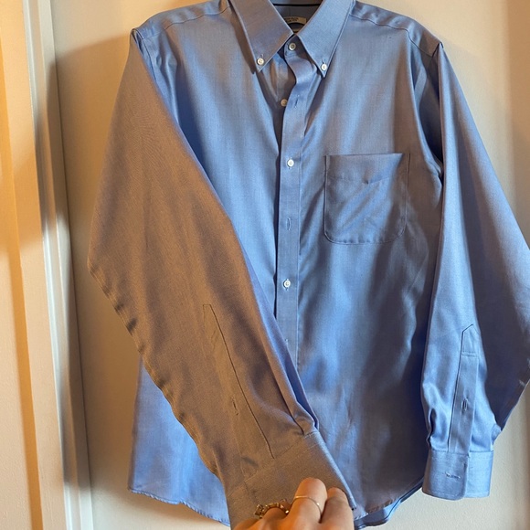 Jos A Bank Men’s Dress Shirt - Light Blue - Picture 6 of 7